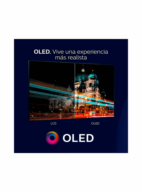 OLED Philips Ambilight 65” UHD 4K 65OLED707-2