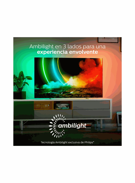 OLED Philips Ambilight 65” UHD 4K 65OLED707-1