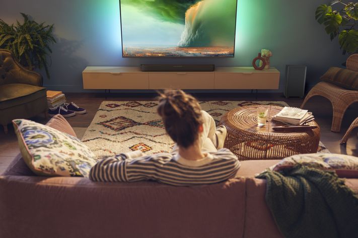 Soundbar Philips TAB5309 Barra de Sonido 2.1 con Subwoofer Inalámbrico 120W-1
