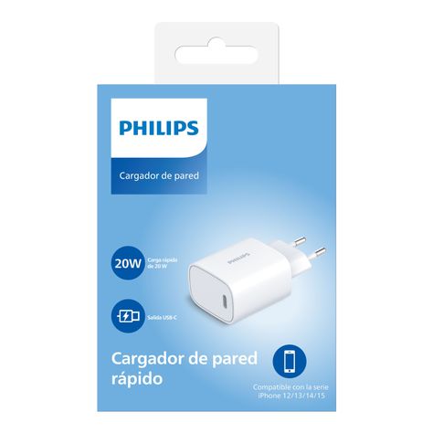 Cargador Philips Carga Rápida Pared Usb-c De 20w Adaptador Carga Rápida-1