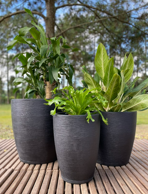 MACETERO FLORIDIS AMSTERDAM NEGRO 44CM DE ALTO-2