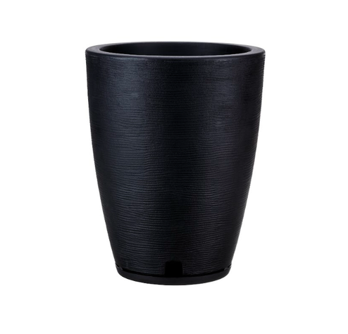 MACETERO FLORIDIS AMSTERDAM NEGRO 44CM DE ALTO-0