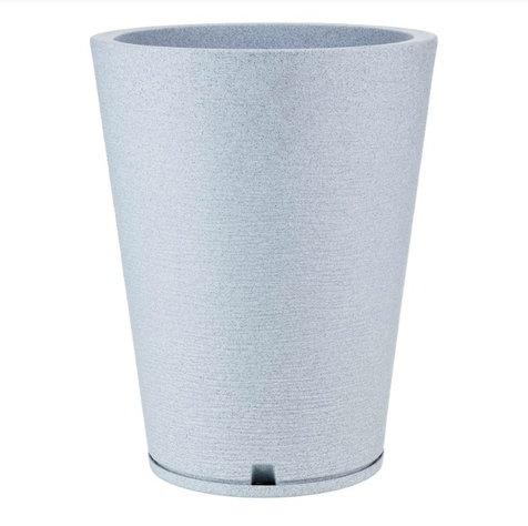 MACETERO FLORIDIS GENEBRA GRIS CLARO 57CM CON PLATO-1