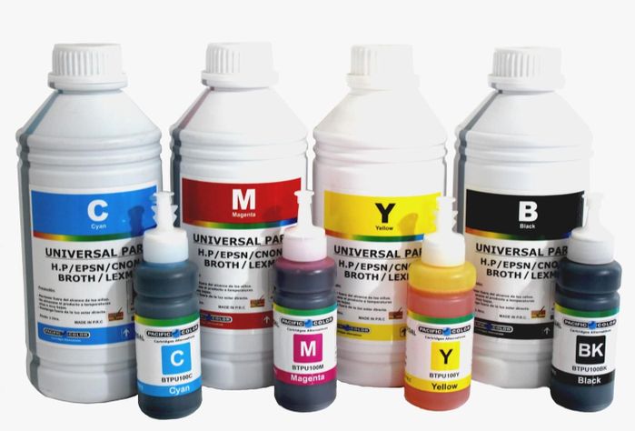 Botella De Tinta 1 Litro Amarillo Universal Hp/Lex/Eps (T664420)- Alternativo-2
