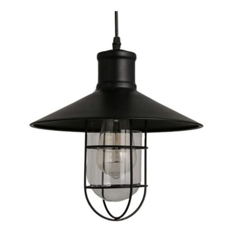 Lampara Colgante Tipo Farol Industrial Vintage E27-0