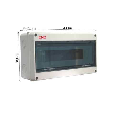 Tablero Electrico Sobrepuesto Exterior De 12 Polos Ip65-3