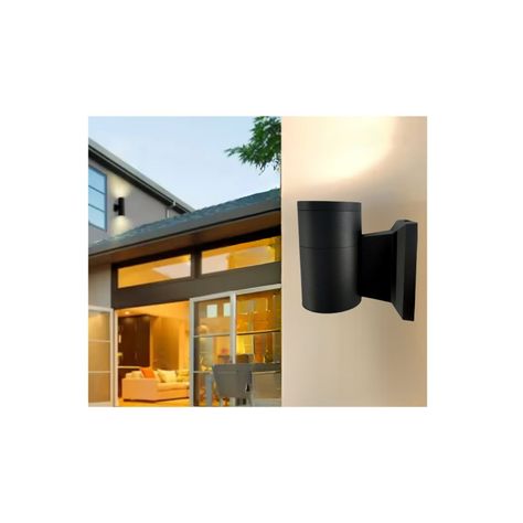 PACK 2 APLIQUE KAPELLE IP54 SIMPLE GU10 KONNERGIE DEUS-1