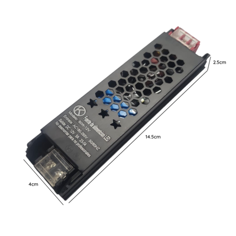 Fuente De Poder Profesional Cinta Camara Switch 24v-60w 2.5a-2