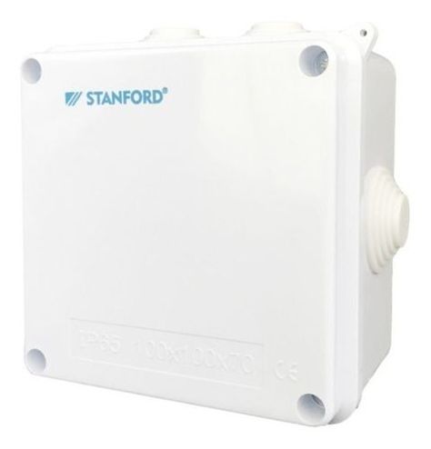 Pack 10 Caja Estanca Ip55 Ik07 Pvc Con 2 Conos 100x100x70sec-0