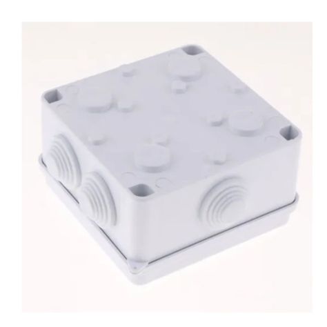 Pack 10 Caja Estanca Ip55 Ik07 Pvc Con 2 Conos 100x100x70sec-1