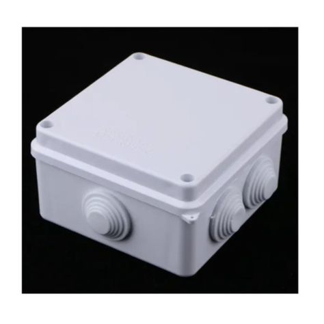 Pack 10 Caja Estanca Ip55 Ik07 Pvc Con 2 Conos 100x100x70sec-2