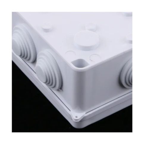 Pack 10 Caja Estanca Ip55 Ik07 Pvc Con 2 Conos 100x100x70sec-3