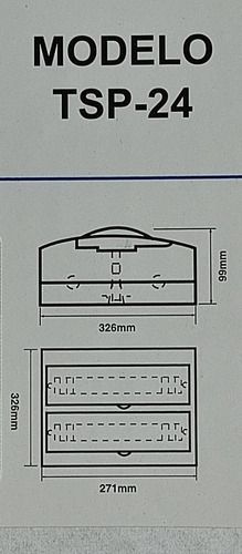 Tablero Sobrepuesto Caja Ip40 24 Circuitos Sec-1