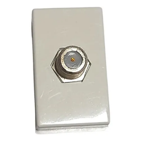 Modulo Toma Coaxial Rg6 Tv-1