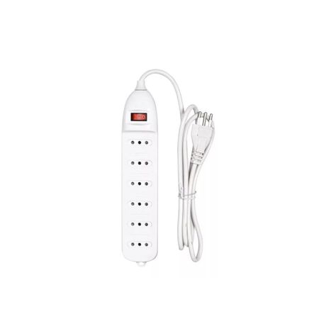 Alargador Eléctrico Zapatilla 6 Posiciones 3m Sec-0