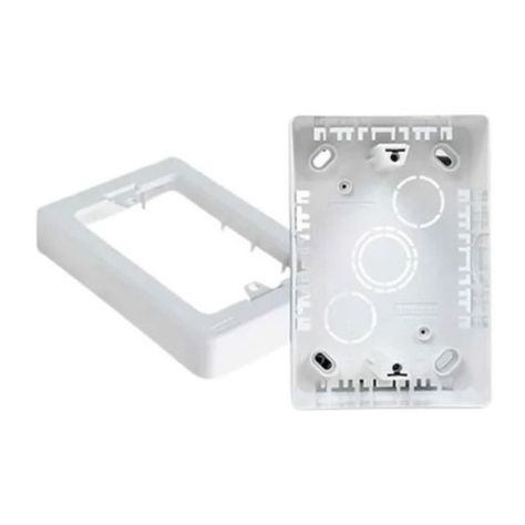 Pack 10 Caja Chuqui Sobrepuesta Eléctrica Pvc Sec-1