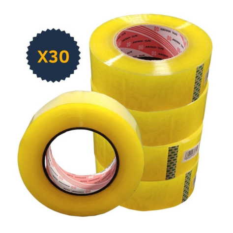 Pack 30 Huincha Embalaje 250metros Ancho 4.3cm Transparente-0