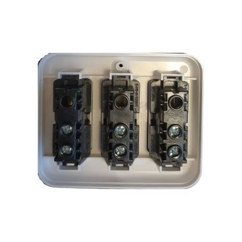 Casquete Sobrepuesto Interruptor Triple 9/15 16a 250v-3