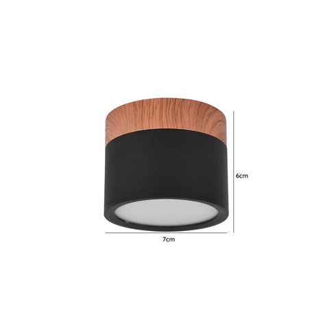 PACK 20 PANEL LED MADERA 6W CALIDO 3000K KONNERGIE DEUS-2