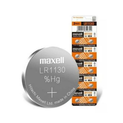 Blíster Pilas Botón Maxell LR1130 10 unidades 1.5 V-0