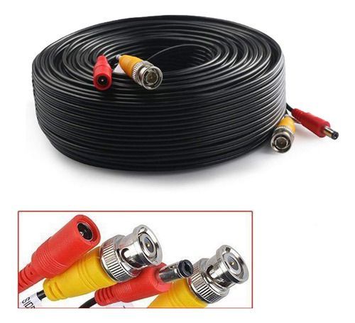 Cable Extensión Video Alimentación Cctv Atc Lc 20mt-1