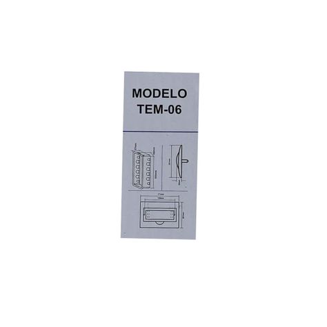 Tablero Embutido Pvc Ip40 6 Circuitos Sec T3 / 3-4