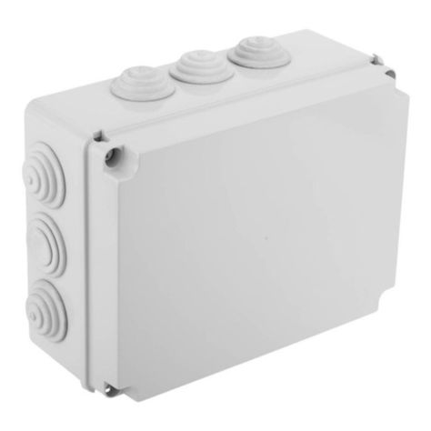 Caja Estanca Ip55 Ik07 Pvc Con Cono 200x200x80 Sec-0