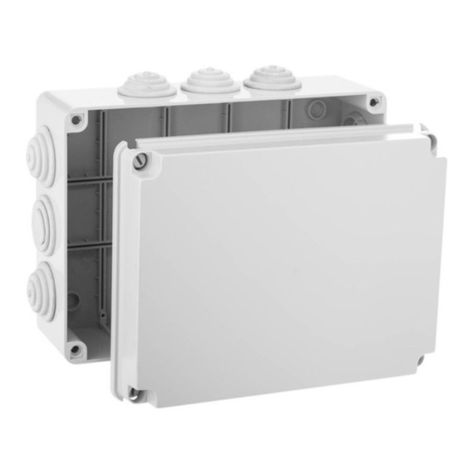 Caja Estanca Ip55 Ik07 Pvc Con Cono 200x200x80 Sec-1