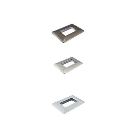 Placa Triple Base Para Modulo Tomacorriente Interruptor-1