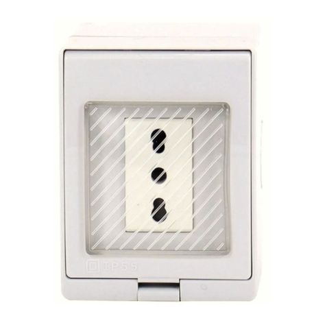 Tomacorriente Simple 10/16a Hydrobox Exterior Ip55 250v Sec-1