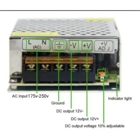 Fuente De Poder Transformador 12v 5amp60w Switching Camaras-3