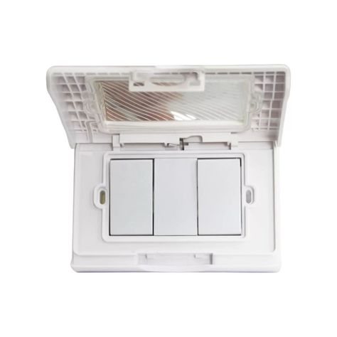 Interruptor Embutido Doble 9/12a S/p Exterior Ip55 250v Sec-3