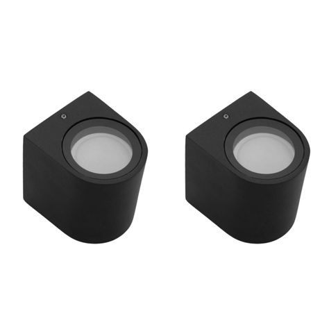 PACK 2 APLIQUE KAPELLE IP54 SIMPLE PORTA GU10 KONNERGIE DEUS-0
