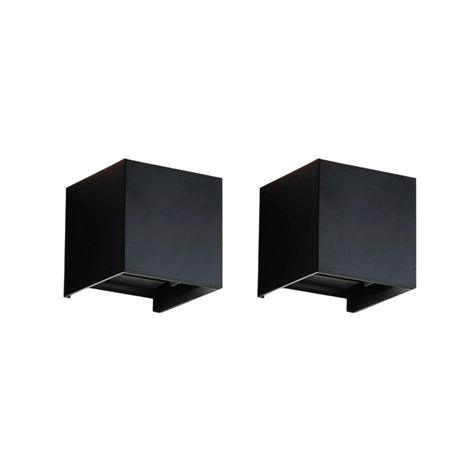 PACK 2 APLIQUE LED EXTERIOR IP54 3000K SHAULA KONNERGIE DEUS-0