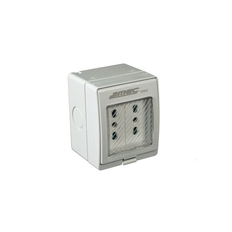 Tomacorriente Doble 10/16a Hydrobox Exterior Ip55 250v Sec-2