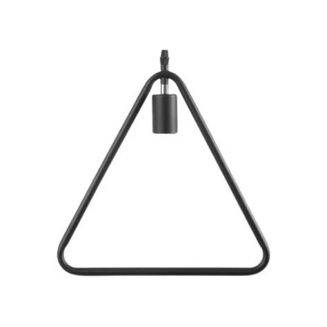 Lampara Colgante De Fierro Triangulo Vintage  E27-4