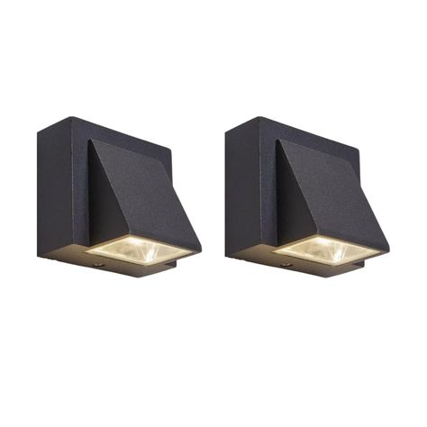PACK 2 APLIQUE LED SIMPLE IP54 3000K KAPELLE KONNERGIE DEUS-0