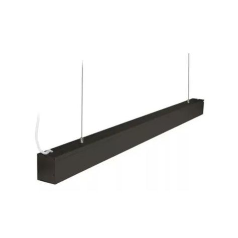 Lampara Led Lineal Colgante Pendant Negro 40w Driver Osram-3