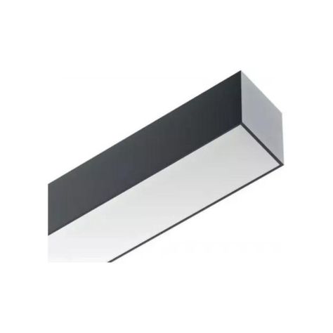 Lampara Led Lineal Colgante Pendant Negro 40w Driver Osram-2