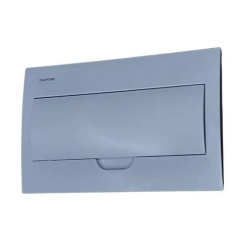 Tablero Embutido Distribución Pvc Ip40 18 Circuitos Sec T9+9-0