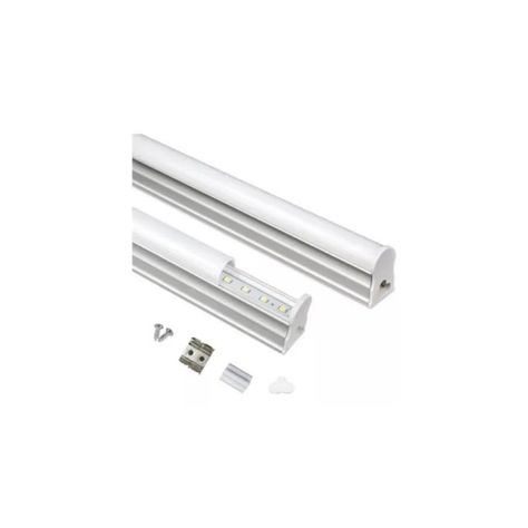 Pack 10 Tubo Led T5 Con Base Empavonado 18w 120cms-0