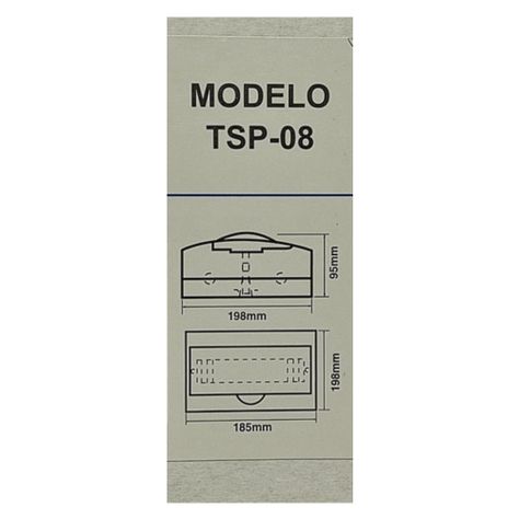 Tablero Sobrepuesto Caja Ip40 8 Circuitos T4 Sec-1