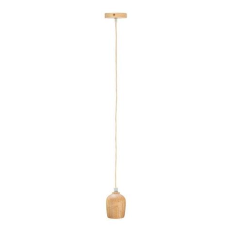 Soquete Vintage Colgante E27 Madera Lampara Bulbo-4