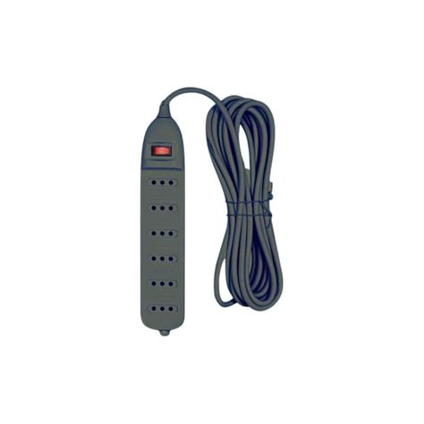 Alargador Eléctrico Zapatilla 6 Posiciones 5m Sec-0