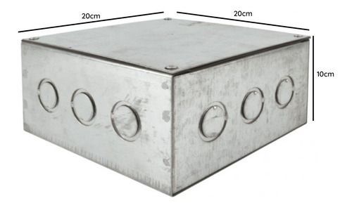 Caja Metálica Para Distribución Pregalvanizada  200x200x100-1