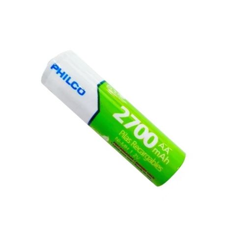 UNIDAD PILA RECARGABLE AA 2700 MAH MULTIUSOS PHILCO-0