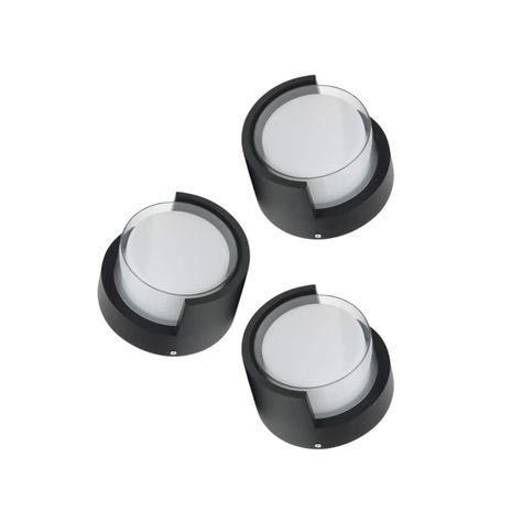 PACK 3 APLIQUE LED FORNAX 3000K IP 54 KONNERGIE DEUS-0