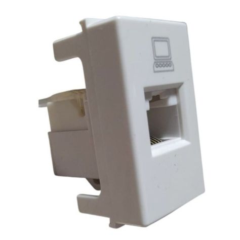 Modulo Toma Red Ethernet Red Internet Rj45/6e-0
