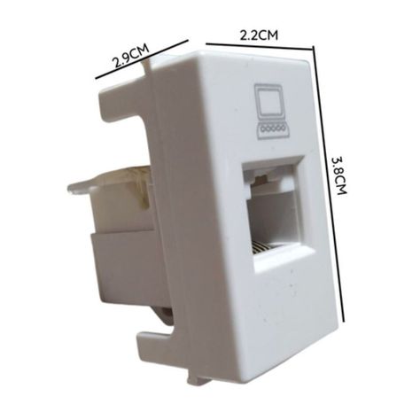 Modulo Toma Red Ethernet Red Internet Rj45/6e-1