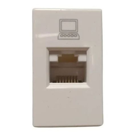 Modulo Toma Red Ethernet Red Internet Rj45/6e-2